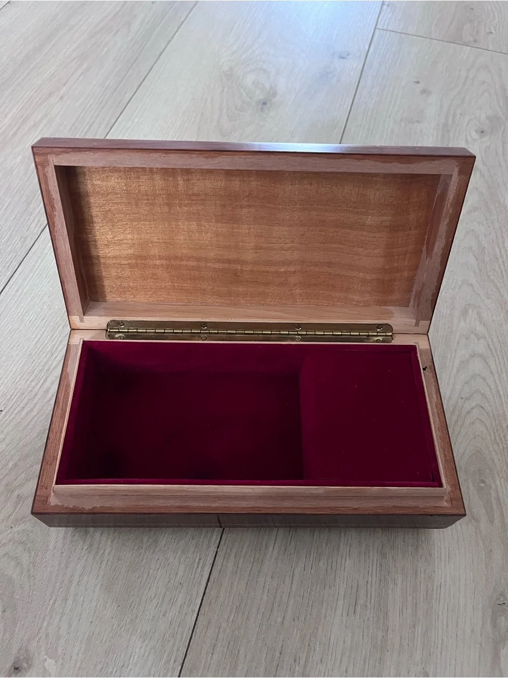 Vintage Original Deichert Musical Jewelry Box – Wooden Wind-Up Music Box